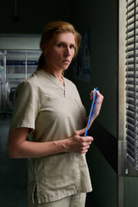 Franziska Weisz in The Swarm, fotografia di Stefano Delìa