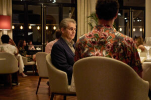 Michael Imperioli in una scena di The White Lotus, fotografia di Stefano Delìa