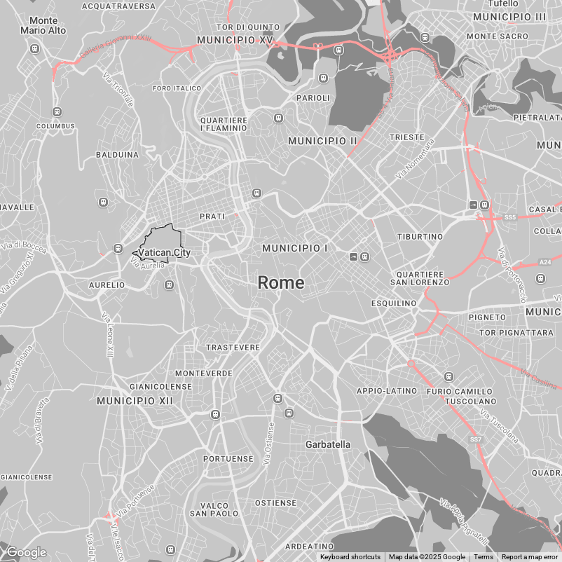 rome's map